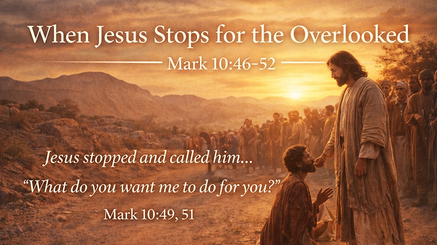 When Jesus Stops for the Overlooked