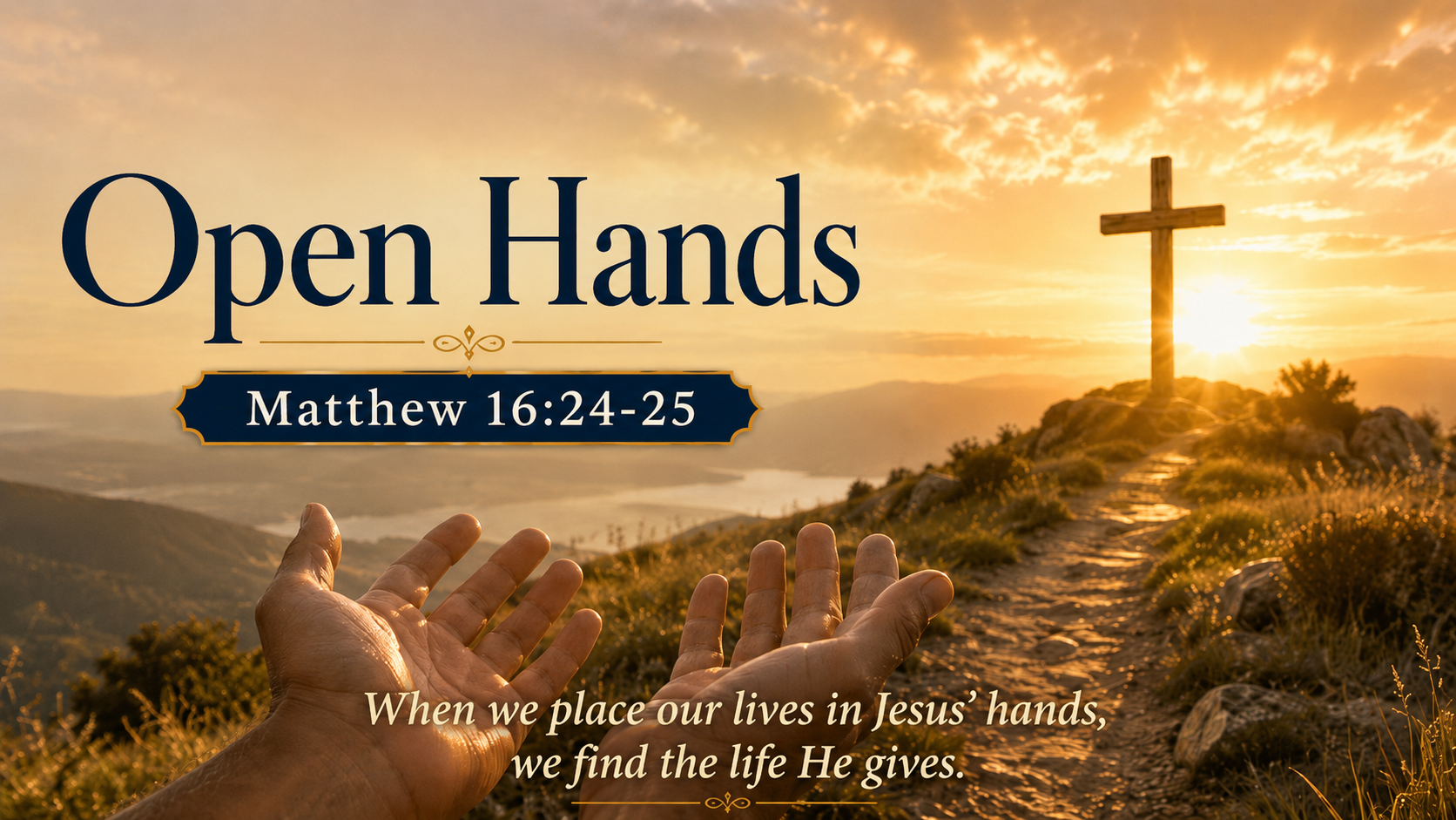The Keys Cross the Boundary. A wide 16:9 photo-realistic image of Peter entering the open doorway of Cornelius&rsquo; home, where a diverse household waits to hear him. Warm light fills the doorway. The image includes the title The Keys Cross the Boundary and a paraphrase of Acts 10:34&ndash;48.