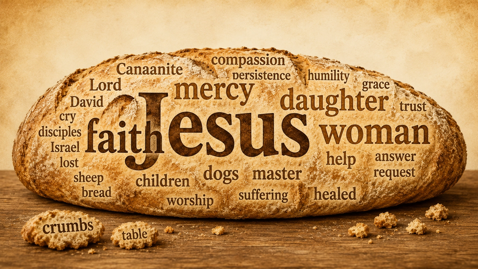 Matthew 13:31-33; 44-52 word cloud