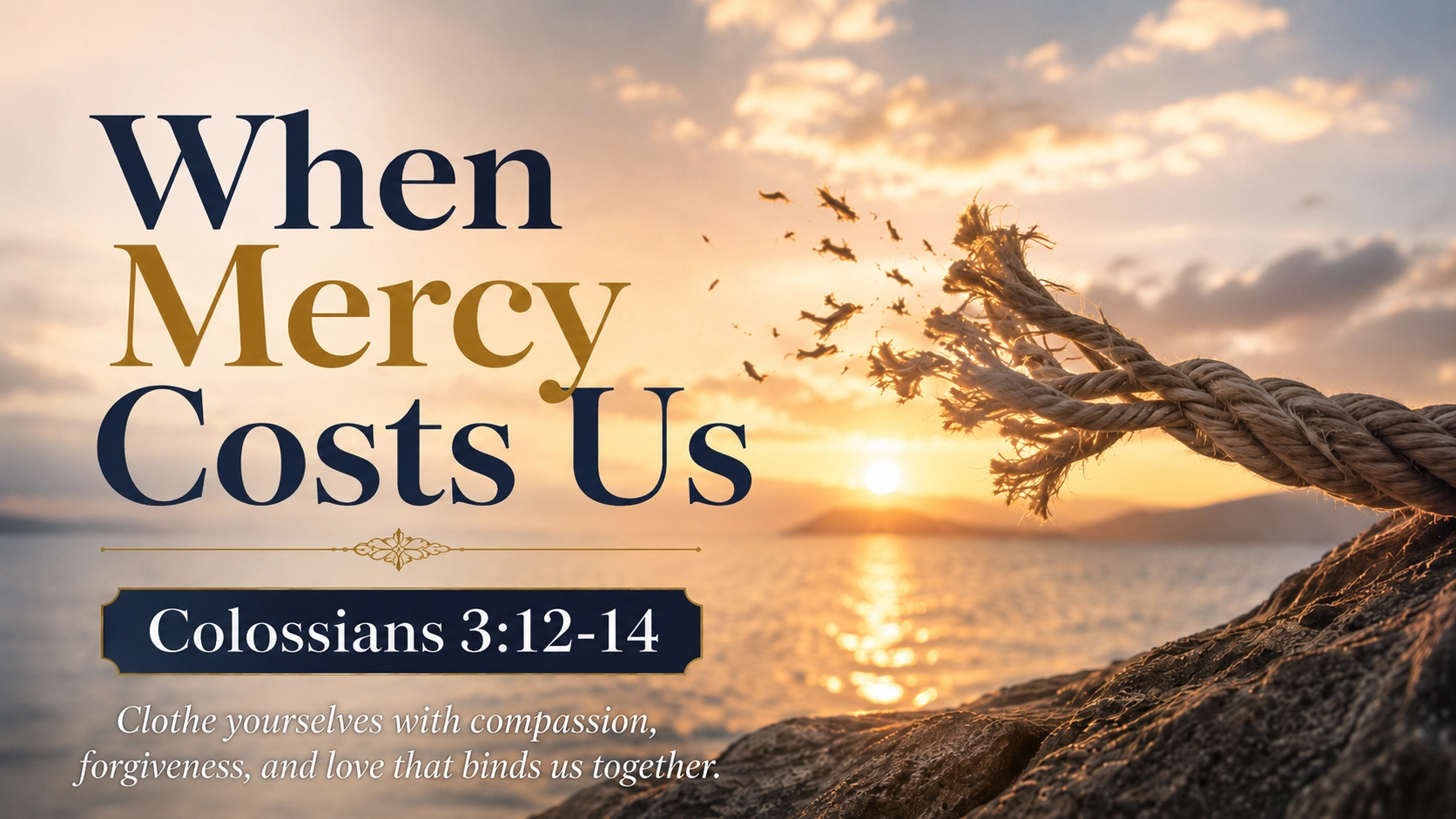 When Mercy Costs Us