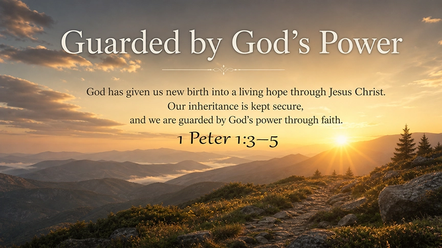 Guarded by God’s Power