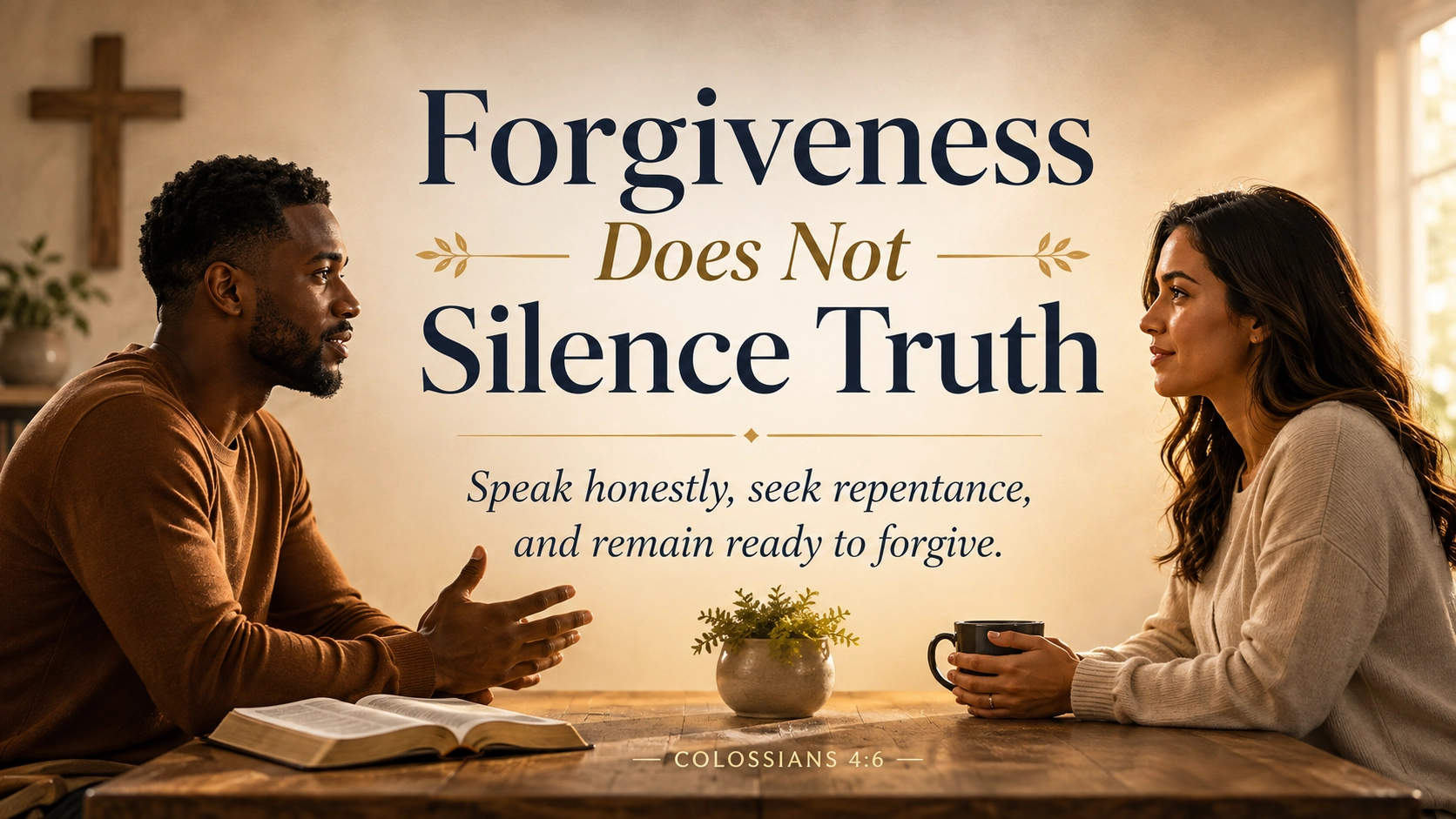 Forgiveness Does Not Silence Truth