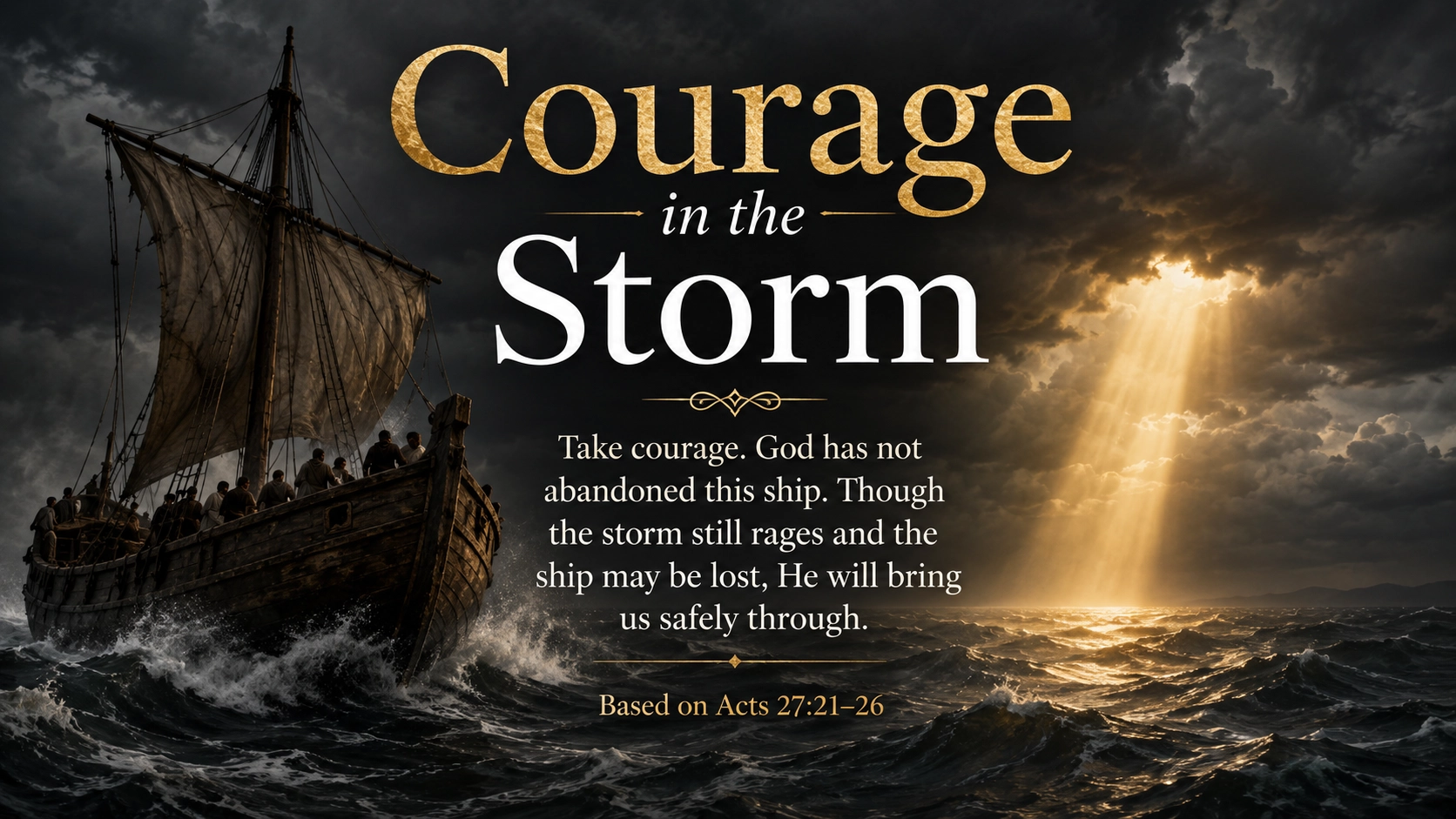 Courage in the Storm
