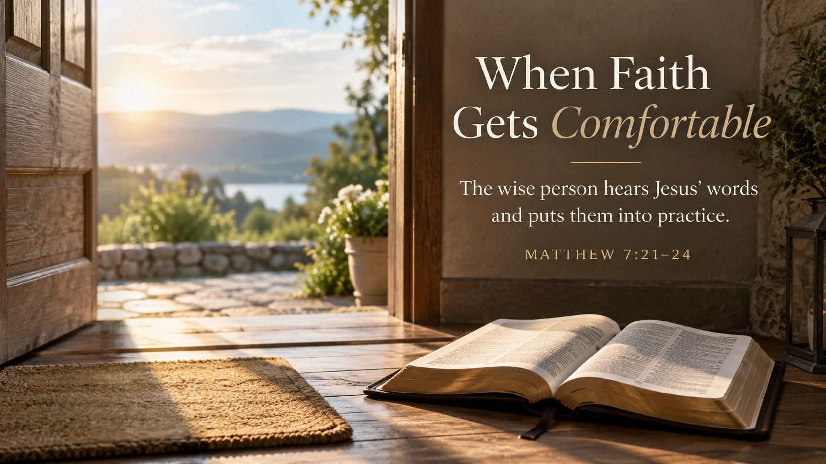 When Faith Gets Comfortable