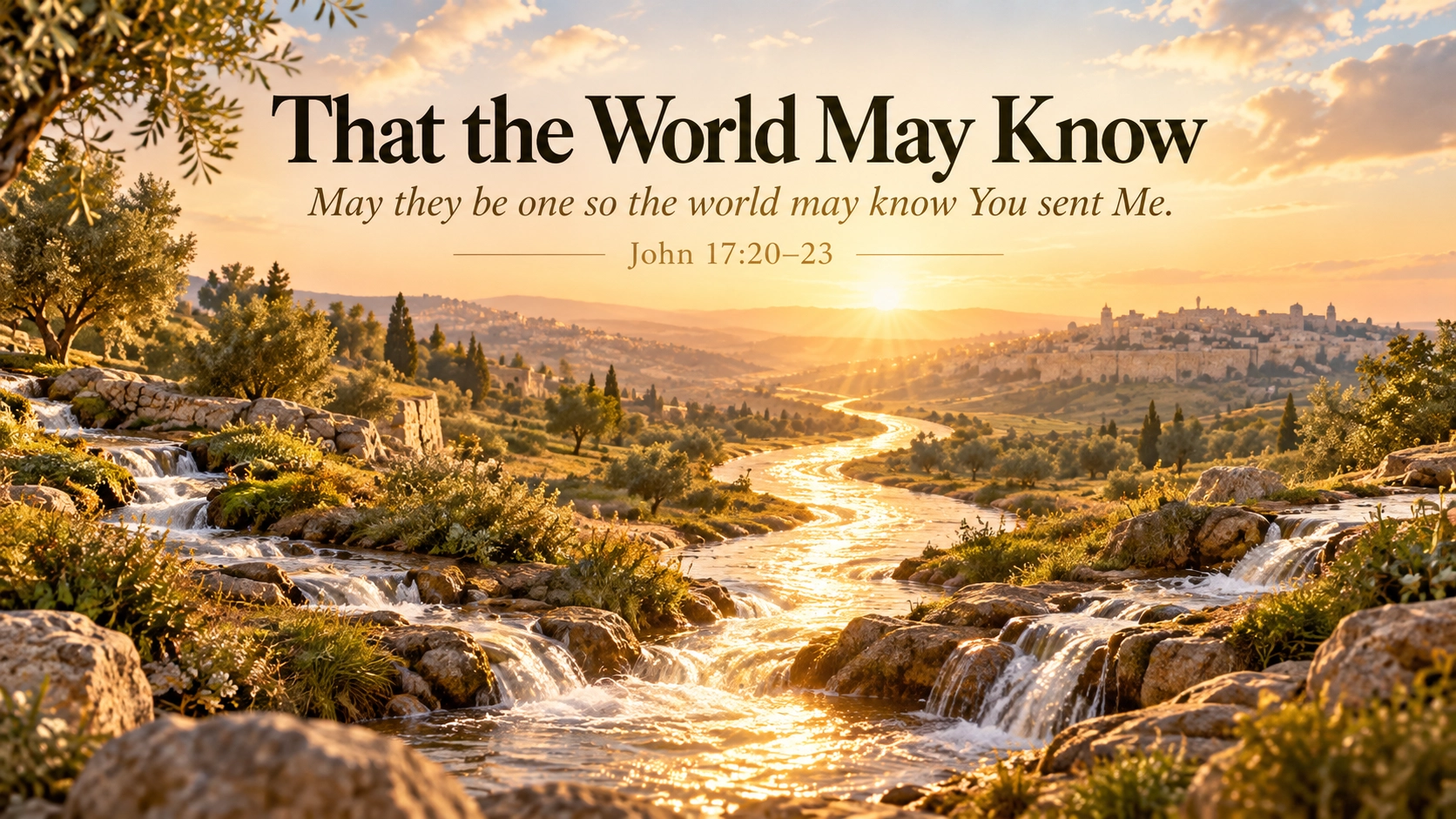 That the World May Know