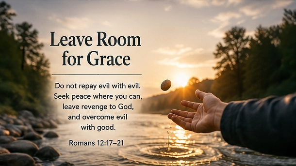 Leave Room for Grace